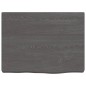 vidaXL Encimera baño madera maciza tratada gris oscuro 40x30x(2-4) cm vidaXL Encimera baño madera maciza tratada gris oscuro 40x30x(2-4) cm