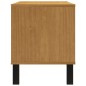 vidaXL Mueble para TV FLAM madera maciza de pino 110x40x50 cm vidaXL Mueble para TV FLAM madera maciza de pino 110x40x50 cm