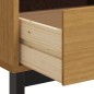 vidaXL Mueble para TV FLAM madera maciza de pino 110x40x50 cm vidaXL Mueble para TV FLAM madera maciza de pino 110x40x50 cm