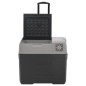vidaXL Nevera con ruedas y asa polipropileno negro y gris 50 L vidaXL Nevera con ruedas y asa polipropileno negro y gris 50 L