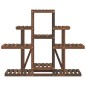 vidaXL Soporte para flores madera maciza abeto 110x25x96 cm vidaXL Soporte para flores madera maciza abeto 110x25x96 cm