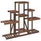 vidaXL Soporte para flores madera maciza abeto 110x25x96 cm vidaXL Soporte para flores madera maciza abeto 110x25x96 cm