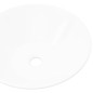 vidaXL Lavabo de cerámica porcelana Art blanco vidaXL Lavabo de cerámica porcelana Art blanco