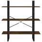 vidaXL Estantería madera contrachapada roble ahumado 100x30x105 cm vidaXL Estantería madera contrachapada roble ahumado 100x30x105 cm