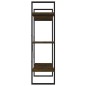 vidaXL Estantería madera contrachapada roble ahumado 100x30x105 cm vidaXL Estantería madera contrachapada roble ahumado 100x30x105 cm