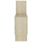 vidaXL Estante pared forma de coche madera ingeniería roble 82x15x51cm vidaXL Estante pared forma de coche madera ingeniería roble 82x15x51cm