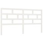 vidaXL Cabecero de cama madera maciza de pino blanco 186x4x100 cm vidaXL Cabecero de cama madera maciza de pino blanco 186x4x100 cm
