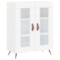 vidaXL Aparador de madera de ingeniería blanco 69,5x34x90 cm vidaXL Aparador de madera de ingeniería blanco 69,5x34x90 cm