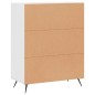 vidaXL Aparador de madera de ingeniería blanco 69,5x34x90 cm vidaXL Aparador de madera de ingeniería blanco 69,5x34x90 cm