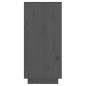 vidaXL Mesa consola de madera maciza de pino gris 60x34x75 cm vidaXL Mesa consola de madera maciza de pino gris 60x34x75 cm