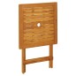 vidaXL Mesa plegable de jardín de madera maciza de acacia 60x60x75 cm vidaXL Mesa plegable de jardín de madera maciza de acacia 60x60x75 cm