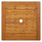 vidaXL Mesa plegable de jardín de madera maciza de acacia 60x60x75 cm vidaXL Mesa plegable de jardín de madera maciza de acacia 60x60x75 cm