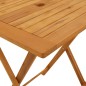 vidaXL Mesa plegable de jardín de madera maciza de acacia 60x60x75 cm vidaXL Mesa plegable de jardín de madera maciza de acacia 60x60x75 cm