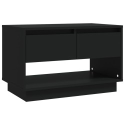 vidaXL Mueble para TV madera contrachapada negro 70x41x44 cm