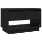 vidaXL Mueble para TV madera contrachapada negro 70x41x44 cm