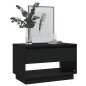 vidaXL Mueble para TV madera contrachapada negro 70x41x44 cm