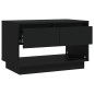 vidaXL Mueble para TV madera contrachapada negro 70x41x44 cm