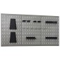 vidaXL Tableros de clavijas para pared 3 unidades acero 40x58 cm vidaXL Tableros de clavijas para pared 3 unidades acero 40x58 cm