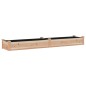 vidaXL Jardinera arriate con forro madera maciza abeto 240x45x25 cm vidaXL Jardinera arriate con forro madera maciza abeto 240x45x25 cm