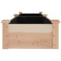 vidaXL Jardinera arriate con forro madera maciza abeto 240x45x25 cm vidaXL Jardinera arriate con forro madera maciza abeto 240x45x25 cm