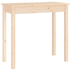 vidaXL Mesa consola madera maciza de pino 80x40x75 cm