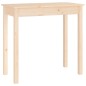 vidaXL Mesa consola madera maciza de pino 80x40x75 cm
