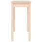 vidaXL Mesa consola madera maciza de pino 80x40x75 cm