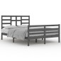 vidaXL Estructura de cama de madera maciza blanca 140x200 cm vidaXL Estructura de cama de madera maciza blanca 140x200 cm