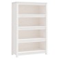 vidaXL Estantería madera maciza de pino blanca 80x35x126 cm vidaXL Estantería madera maciza de pino blanca 80x35x126 cm