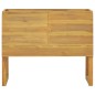 vidaXL Armario de baño madera maciza de teca 90x45x75 cm vidaXL Armario de baño madera maciza de teca 90x45x75 cm