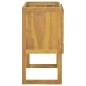vidaXL Armario de baño madera maciza de teca 90x45x75 cm vidaXL Armario de baño madera maciza de teca 90x45x75 cm