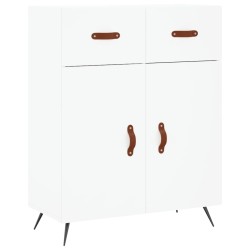 vidaXL Aparador de madera de ingeniería blanco 69,5x34x90 cm