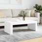 vidaXL Mesa de centro madera de ingeniería blanco 102x50x36 cm vidaXL Mesa de centro madera de ingeniería blanco 102x50x36 cm