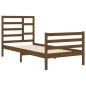vidaXL Estructura de cama madera maciza marrón miel 90x200 cm vidaXL Estructura de cama madera maciza marrón miel 90x200 cm