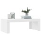 vidaXL Mesa de centro madera de ingeniería blanco 102x50x36 cm vidaXL Mesa de centro madera de ingeniería blanco 102x50x36 cm