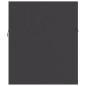 vidaXL Armario para lavabo madera contrachapada gris 90x38,5x46 cm vidaXL Armario para lavabo madera contrachapada gris 90x38,5x46 cm