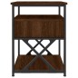 vidaXL Mesitas noche 2 uds madera ingeniería marrón roble 40x42x55 cm vidaXL Mesitas noche 2 uds madera ingeniería marrón roble 40x42x55 cm