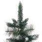 vidaXL Árbol Navidad artificial con soporte PVC verde y blanco 90 cm