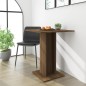 vidaXL Mesa de bistró madera contrachapada roble marrón 60x60x75 cm vidaXL Mesa de bistró madera contrachapada roble marrón 60x60x75 cm