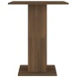 vidaXL Mesa de bistró madera contrachapada roble marrón 60x60x75 cm vidaXL Mesa de bistró madera contrachapada roble marrón 60x60x75 cm