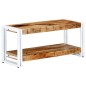 vidaXL Mueble para TV de madera maciza de mango 90x30x40 cm 