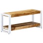 vidaXL Mueble para TV de madera maciza de mango 90x30x40 cm 