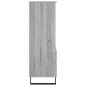 vidaXL Aparador alto madera contrachapada gris Sonoma 40x36x110 cm vidaXL Aparador alto madera contrachapada gris Sonoma 40x36x110 cm