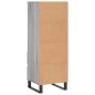 vidaXL Aparador alto madera contrachapada gris Sonoma 40x36x110 cm vidaXL Aparador alto madera contrachapada gris Sonoma 40x36x110 cm