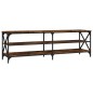 vidaXL Mueble de TV madera contrachapada roble ahumado 160x40x50 cm