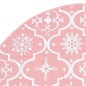 vidaXL Falda del árbol de Navidad de lujo con calcetín tela rosa 90 cm vidaXL Falda del árbol de Navidad de lujo con calcetín tela rosa 90 cm