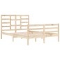 vidaXL Estructura de cama madera maciza 140x200 cm