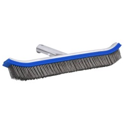 vidaXL Cepillo para pared de piscina aluminio 
