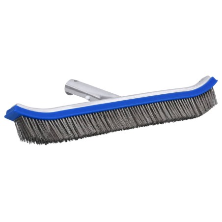 vidaXL Cepillo para pared de piscina aluminio 