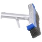 vidaXL Cepillo para pared de piscina aluminio 